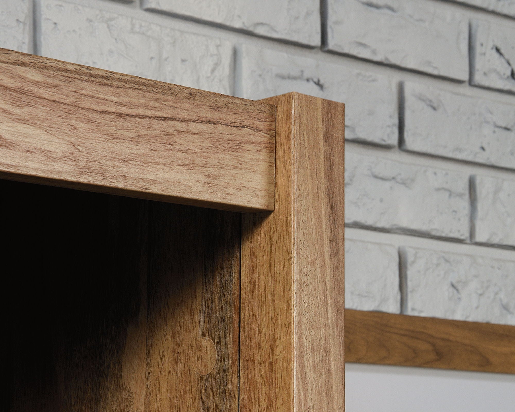 Cannery Bridge Storage Wall in Sindoori Mango