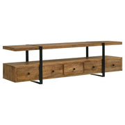 Coaster Fine Furniture Otto - 5-Drawer Mango Wood TV Stand Media Console - Brown | Meri Furniture