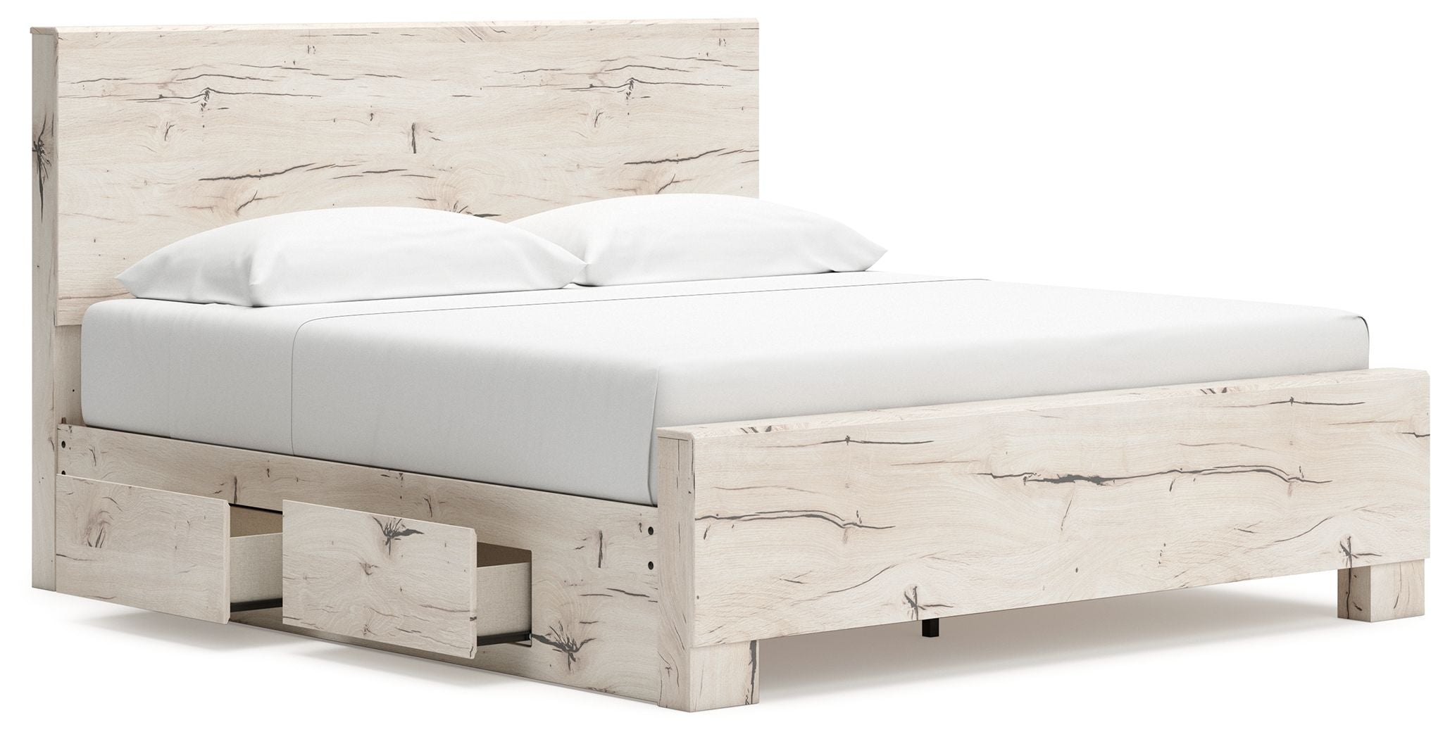 Signature Design by Ashley® Lawroy - Panel Bed With Storage | Meri Furniture