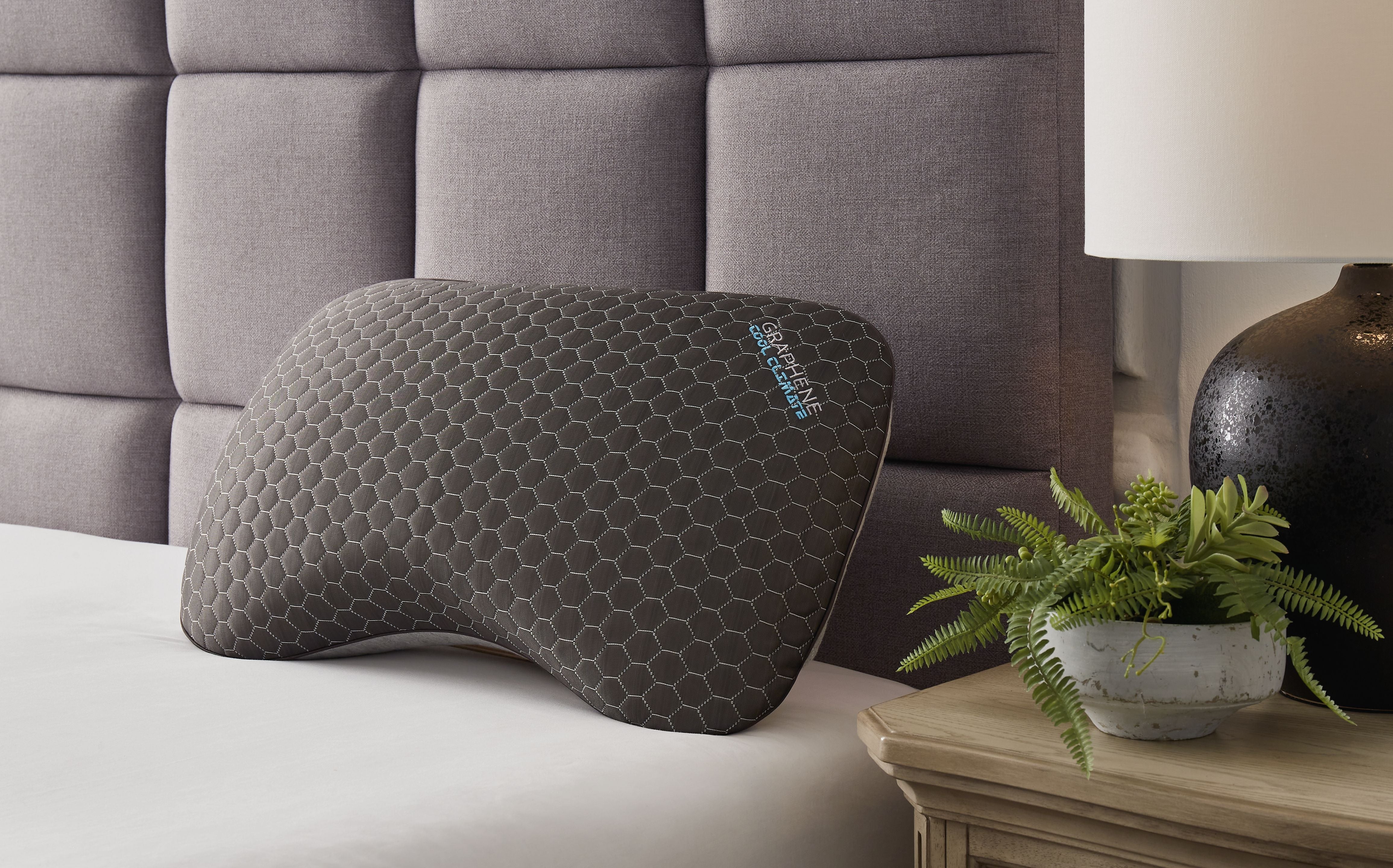 Ashley Sleep® Zephyr 2.0 - Graphene Curve Pillow | Meri Furniture