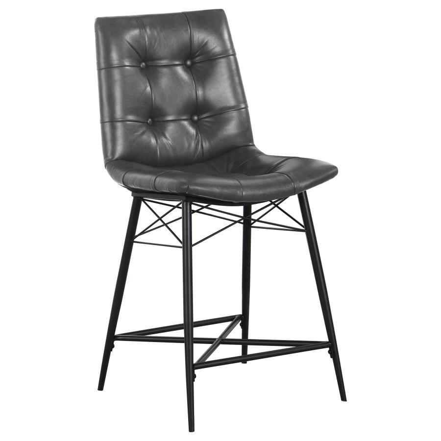 Coaster Fine Furniture Aiken - Upholstered Tufted Counter Chair (Set of 2) | Meri Furniture