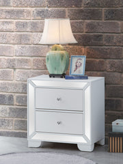 Nightstand Contemporary - Silver Champagne