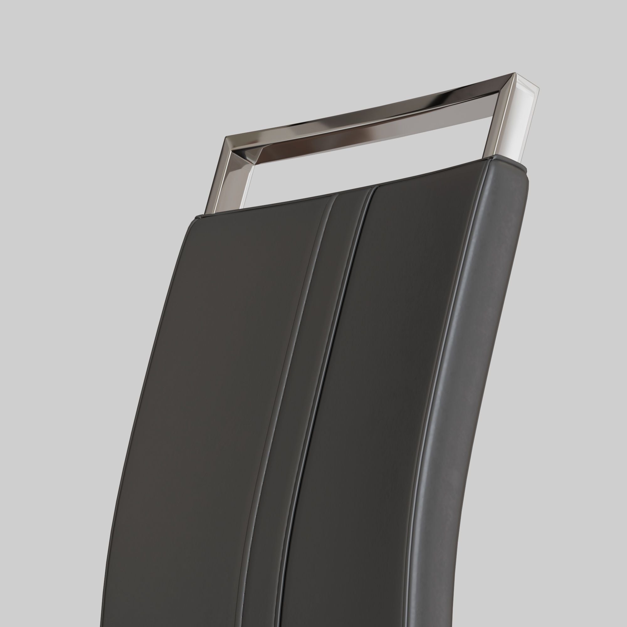 Modern Dining Chairs With Padded Seat, High Back