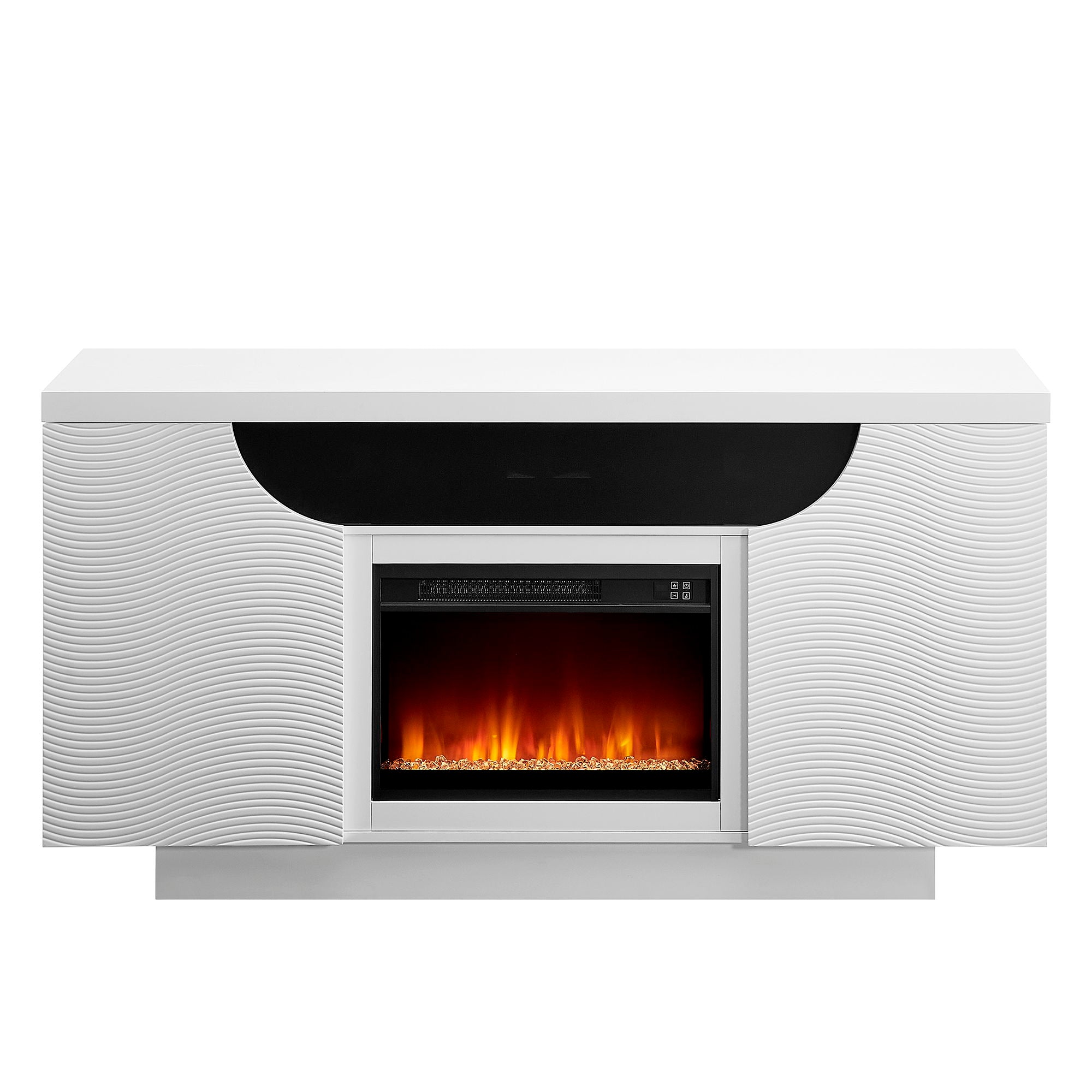 Alessia - Electric Fireplace With Multi Color LED And Flame Settings