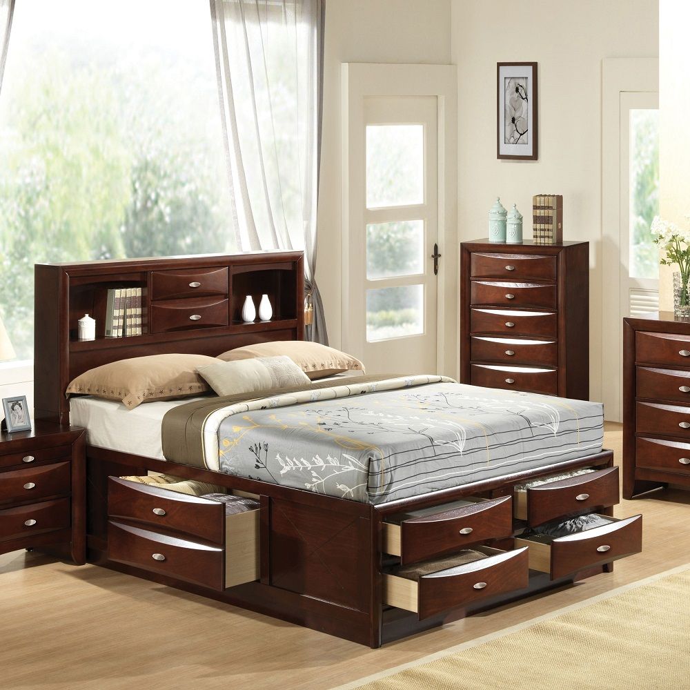 ACME Ireland - Bed w/Storage | Meri Furniture