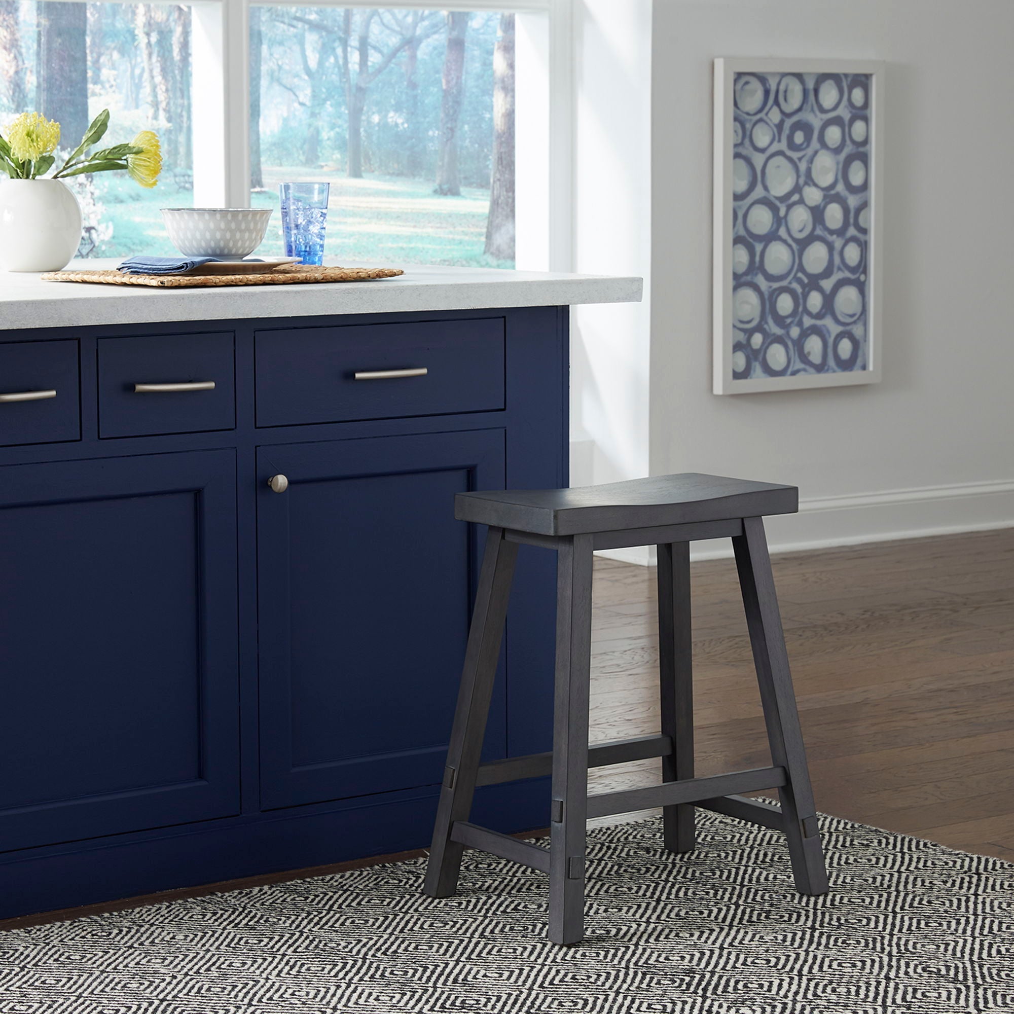 Liberty Furniture Creations II - 24" Sawhorse Counter Stool | Meri Furniture