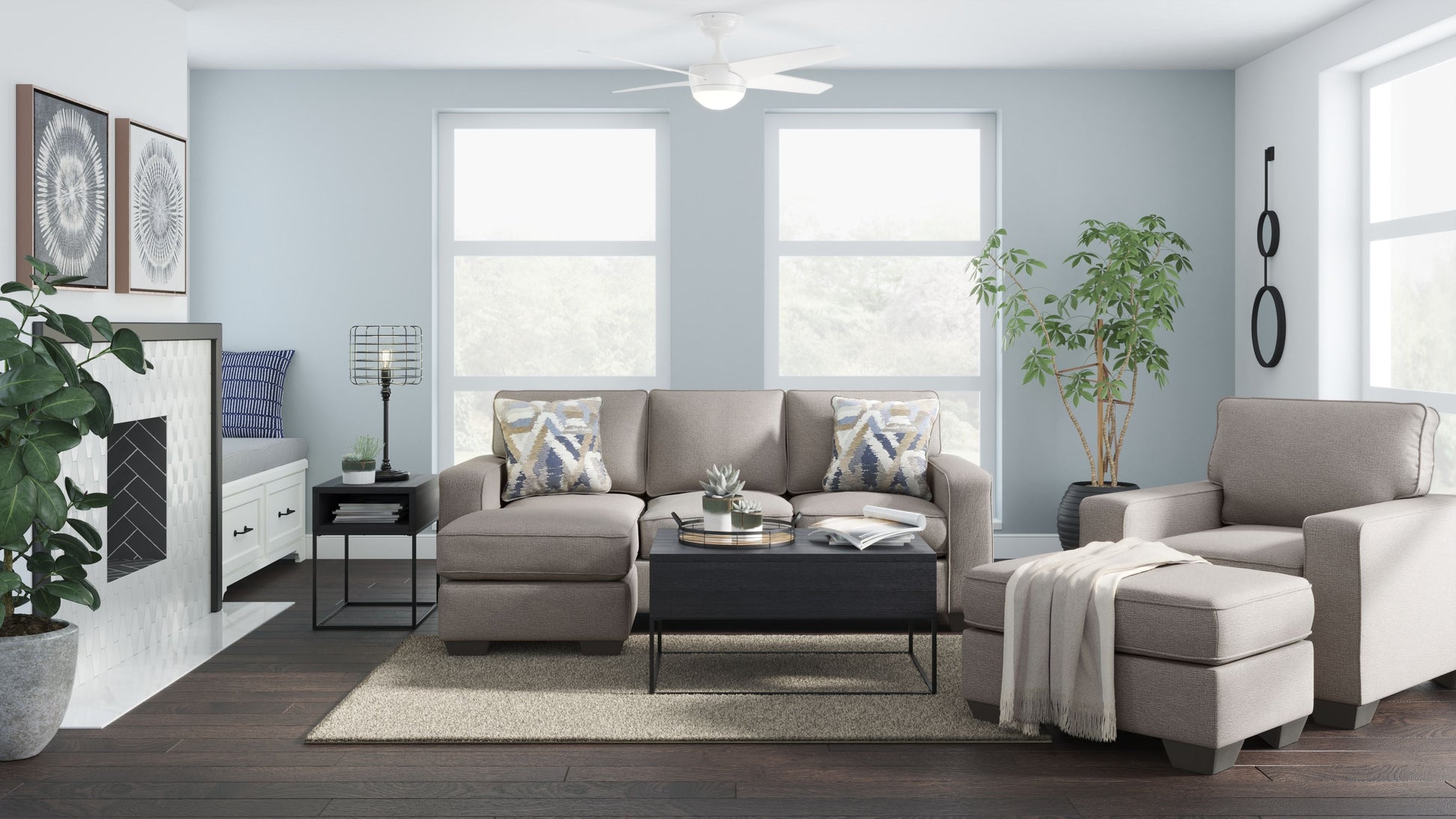 Signature Design by Ashley® Greaves - Living Room Set | Meri Furniture