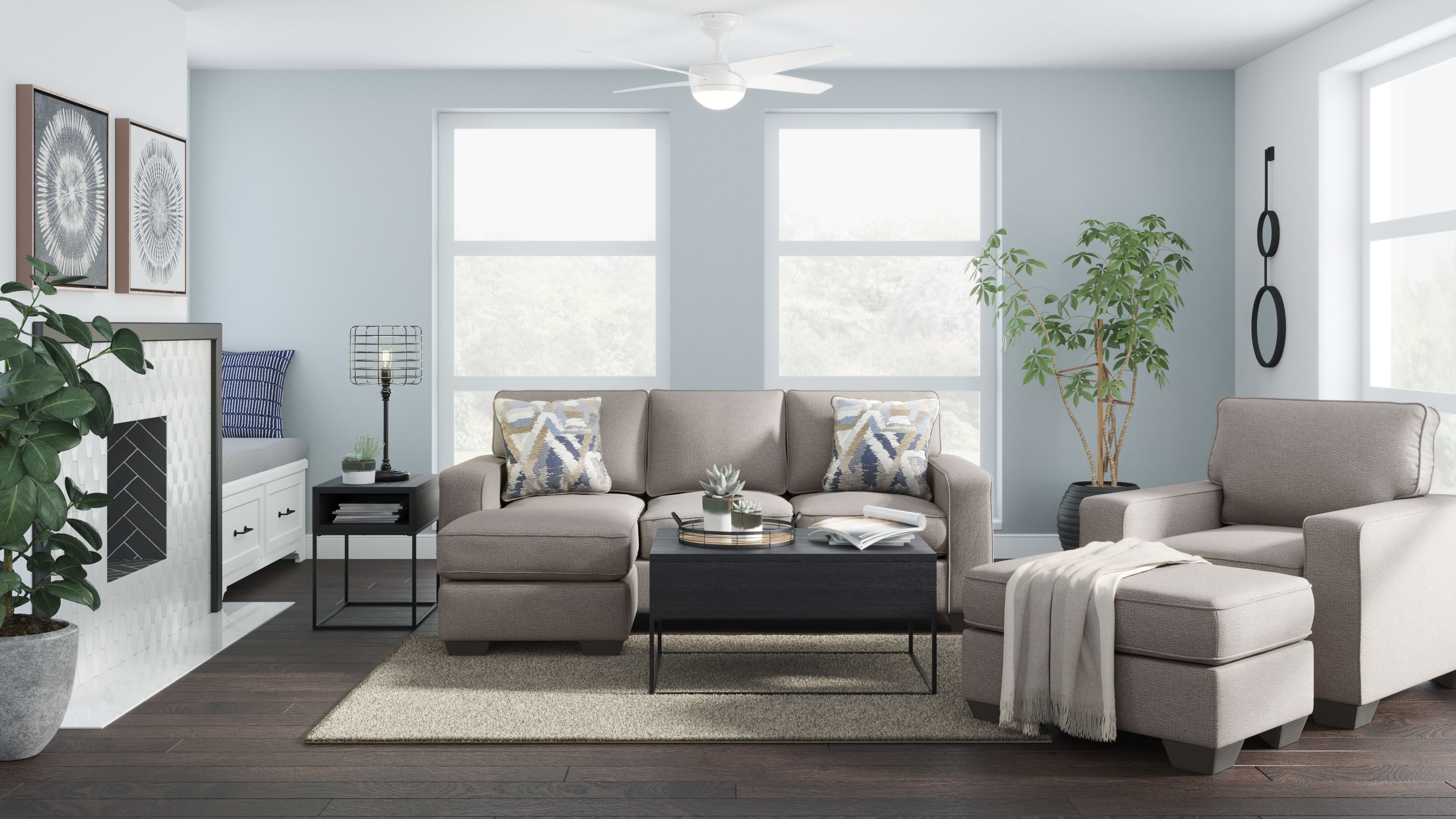 Signature Design by Ashley® Greaves - Living Room Set | Meri Furniture