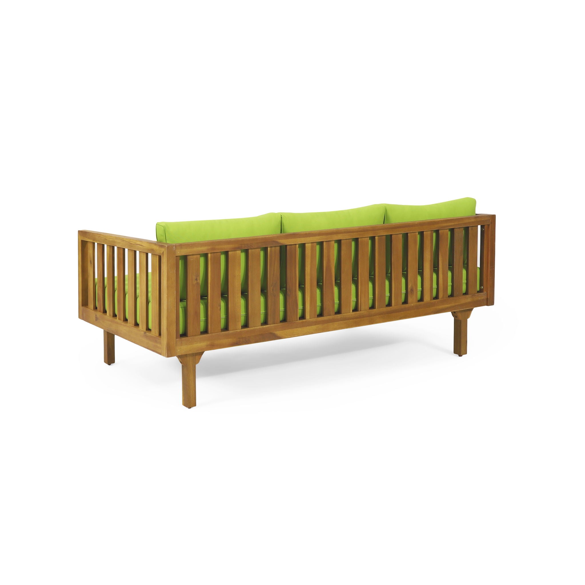 Claremont - 3 Seater Daybed Teak Acacia Wood Water Resistant Cushions