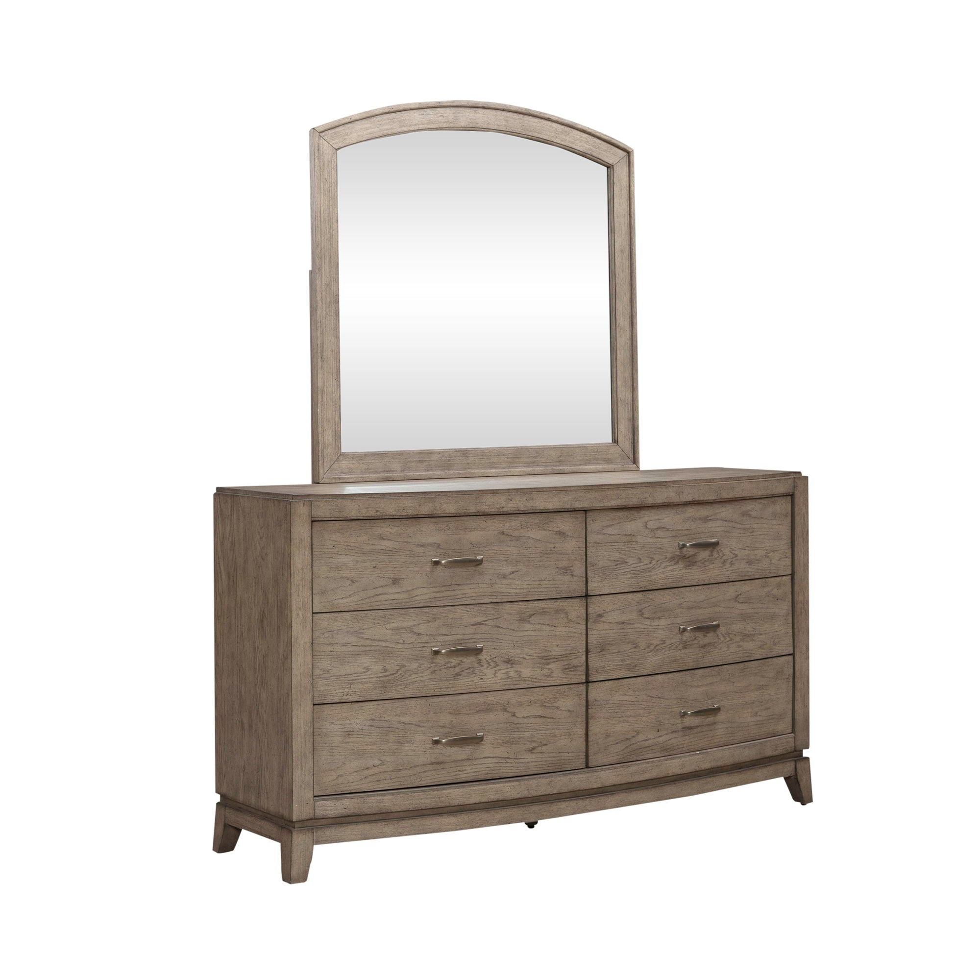Liberty Furniture Avalon - Dresser & Mirror - Burnished Beige | Meri Furniture
