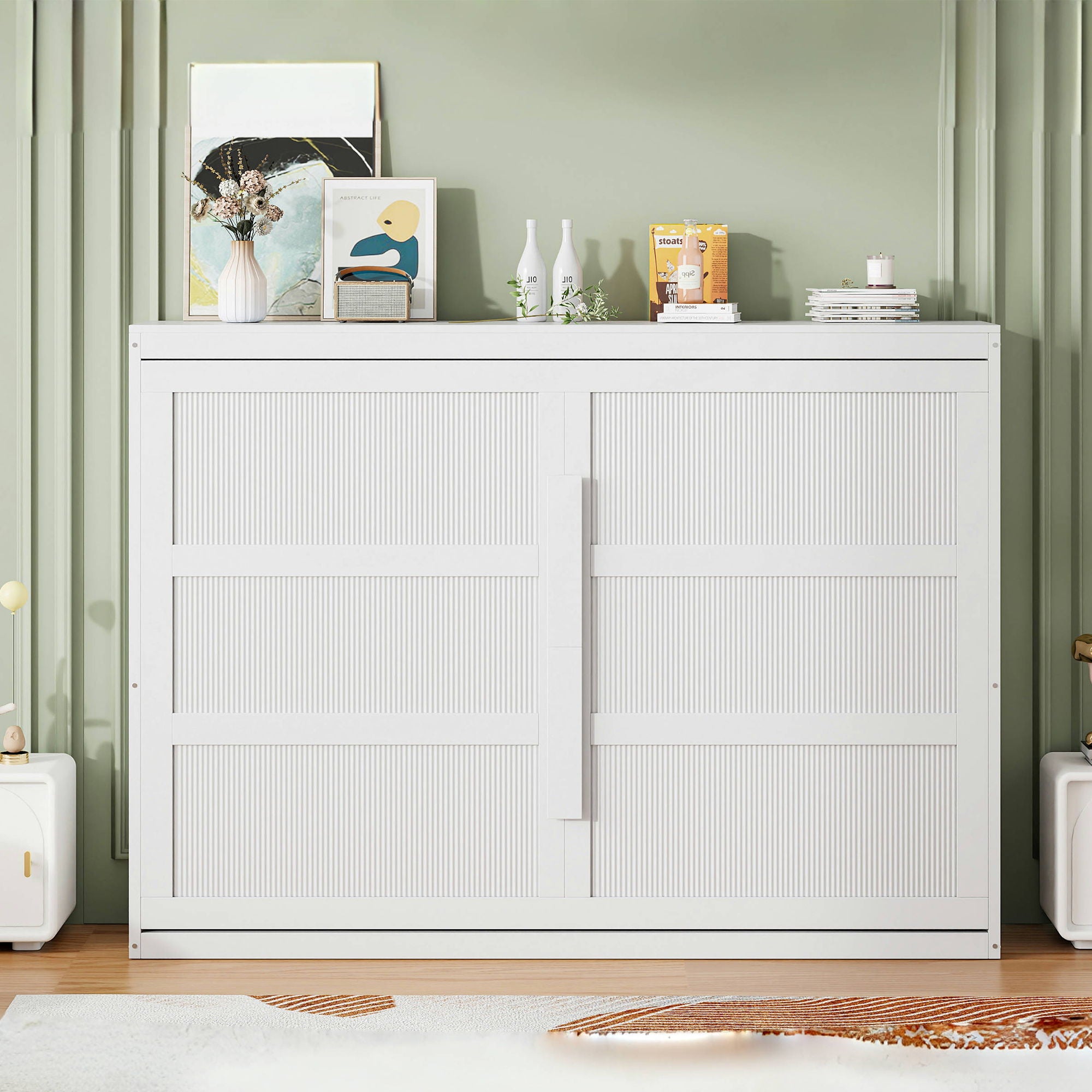 Murphy Wall Bed Modern Design With LED Lights