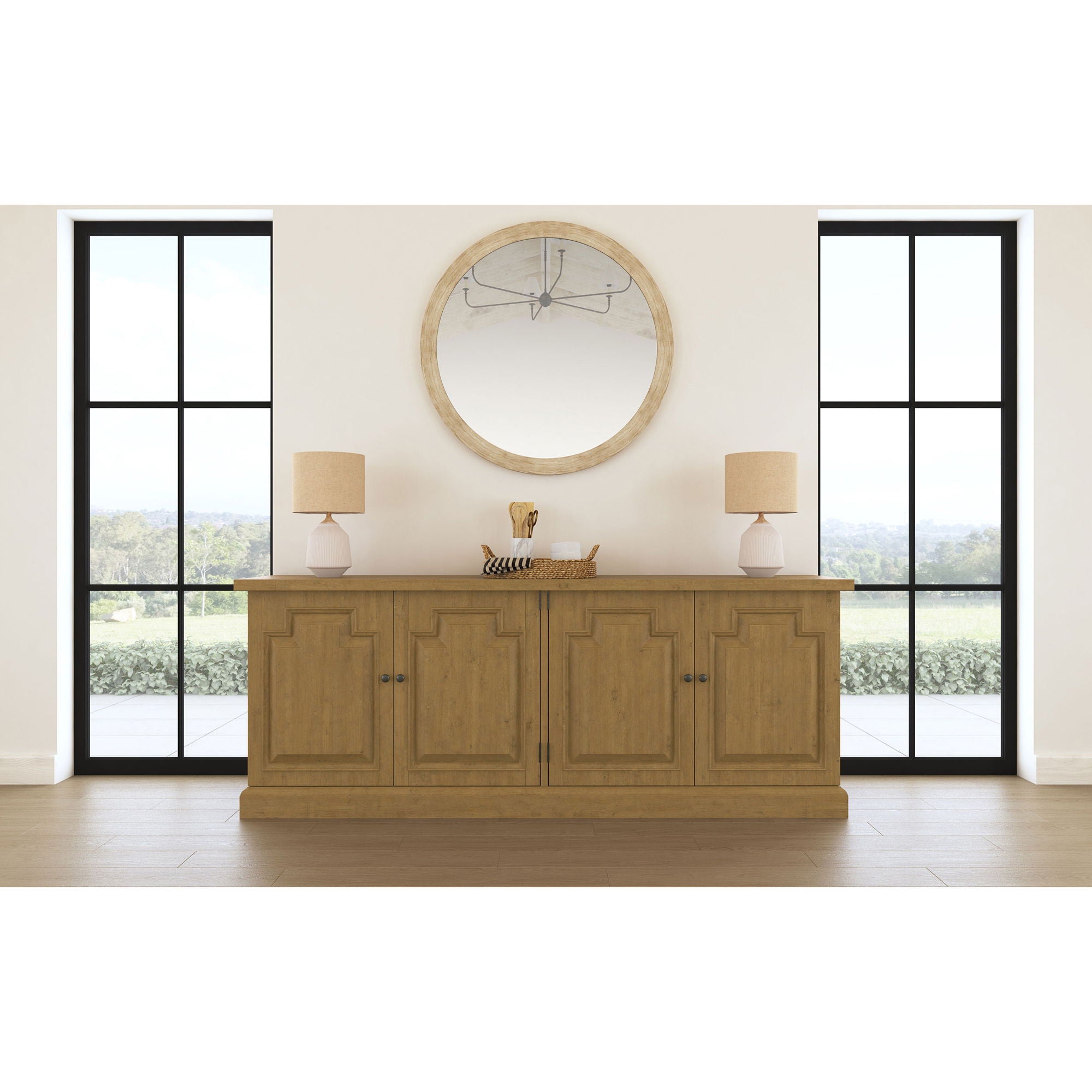 Allende - 4 Door Sideboard - Rustic
