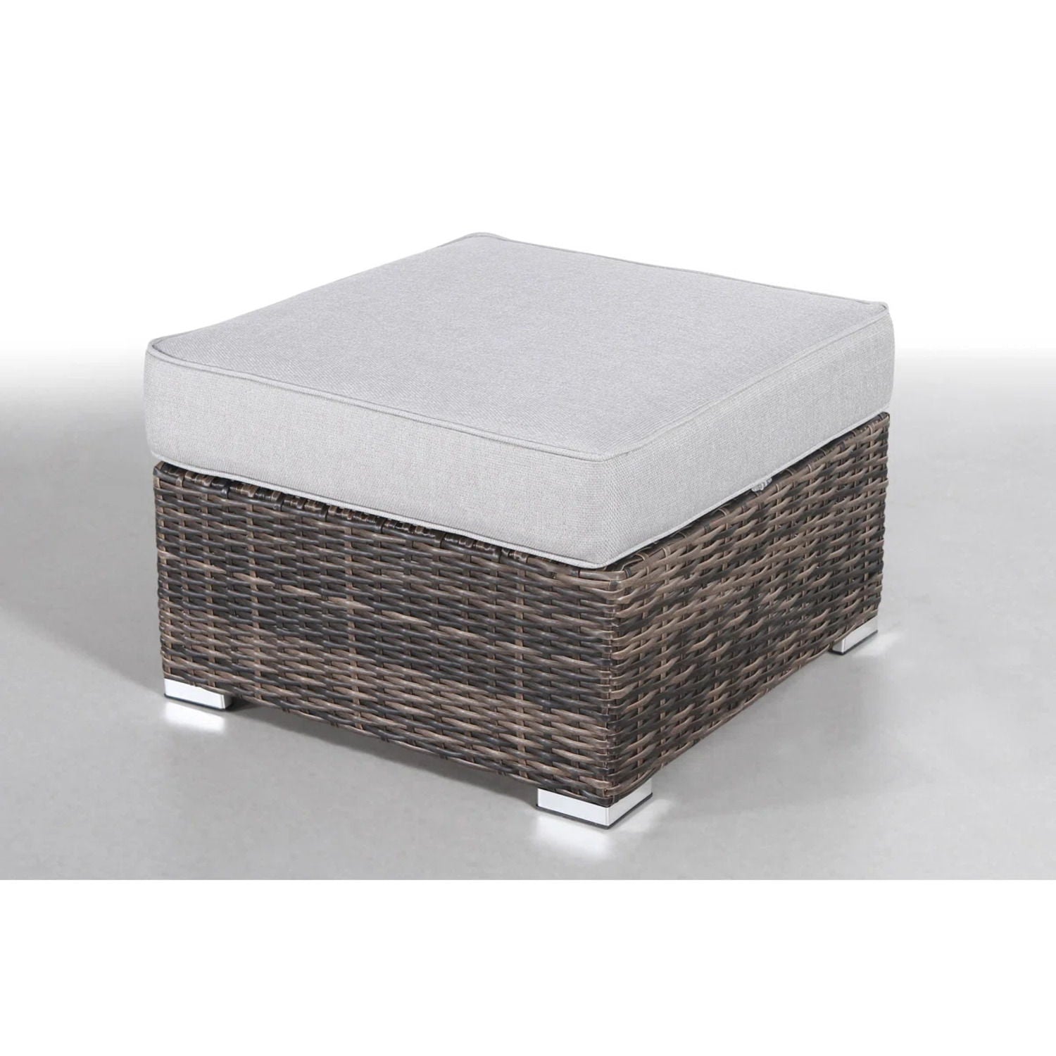 Seating Set With Cushions Handcrafted Wicker Design