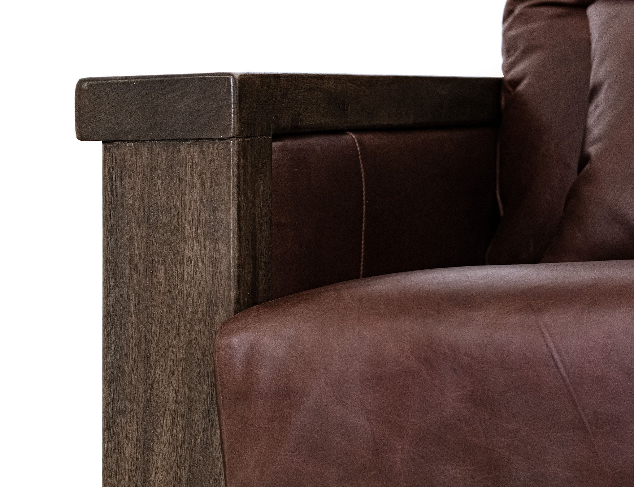 Walnut - Armchair - Brown