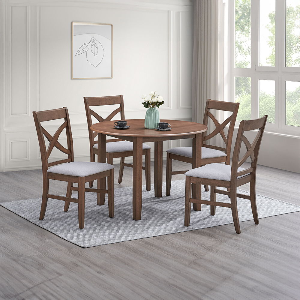 Ferris - Round Dining Table - Brown