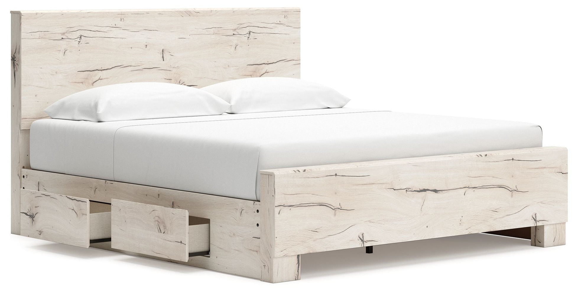 Signature Design by Ashley® Lawroy - Panel Bed With Storage | Meri Furniture
