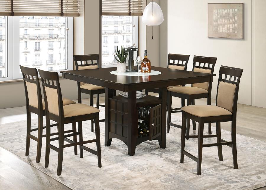 Coaster Fine Furniture Gabriel - Square Counter Height Dining Set | Meri Furniture