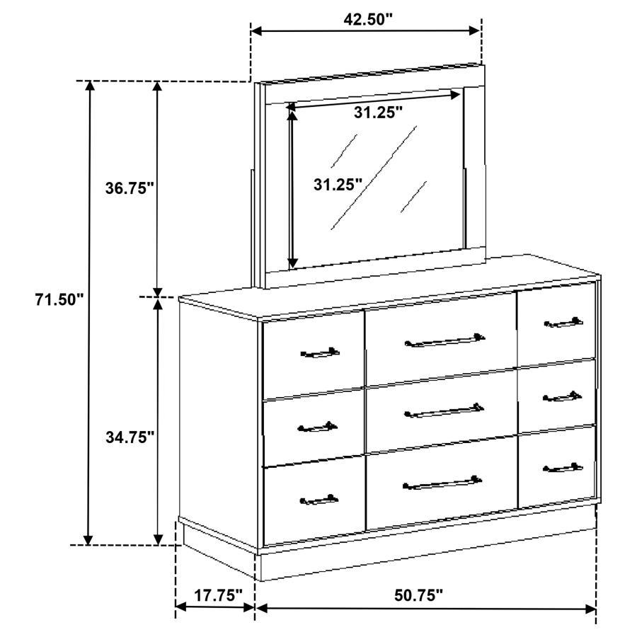 Fenwick - 9-Drawer Dresser