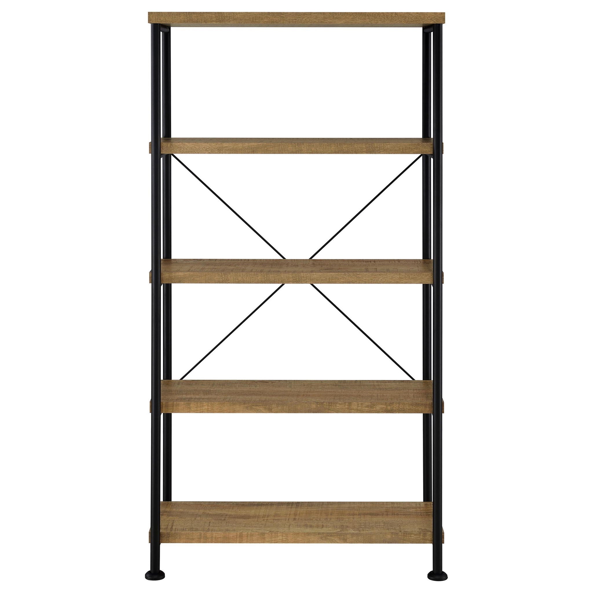 Analiese 63-inch 4-shelf Bookshelf Mango
