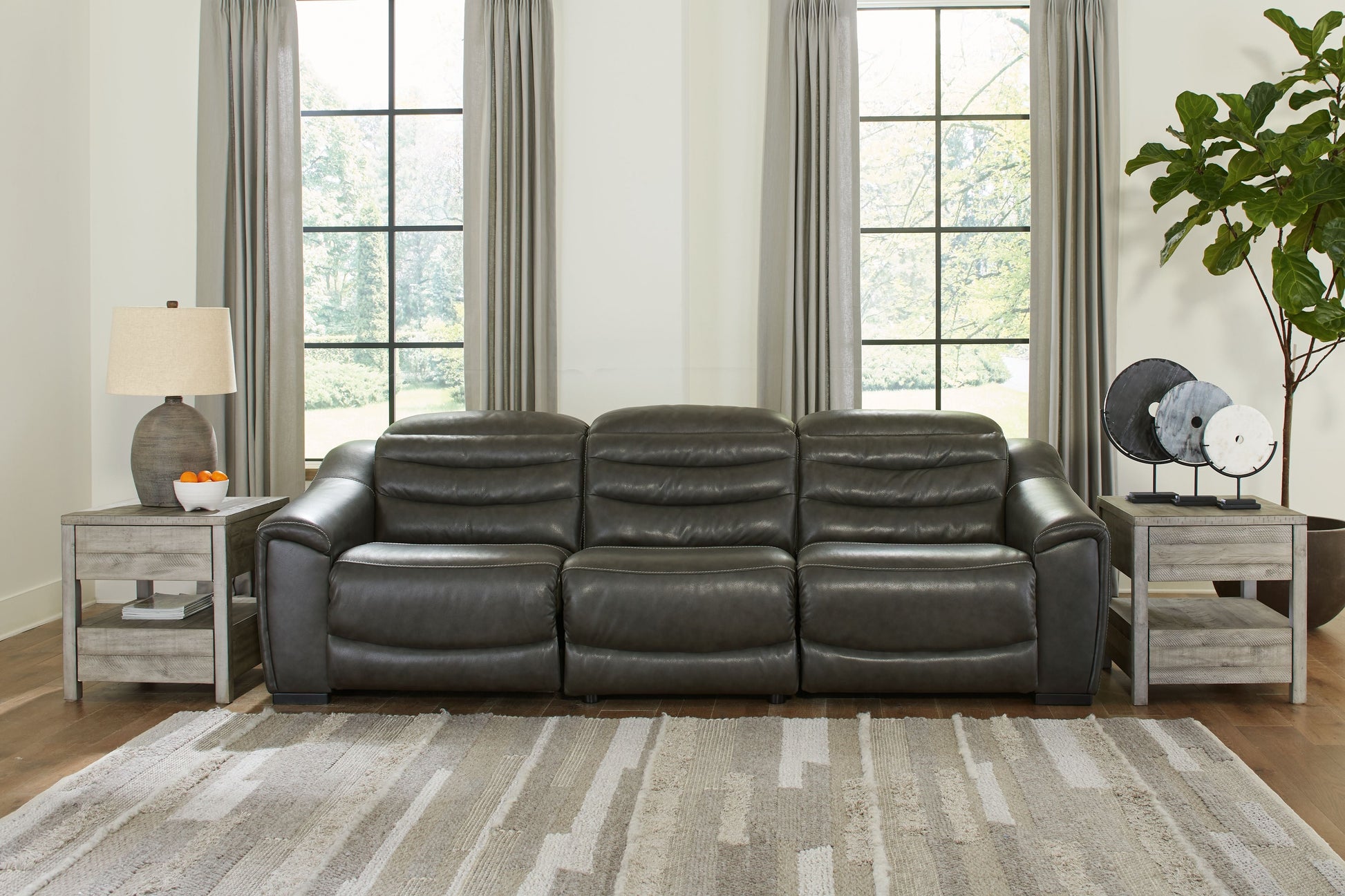 Signature Design by Ashley® Center Line - Power Recliner Sectional | Meri Furniture