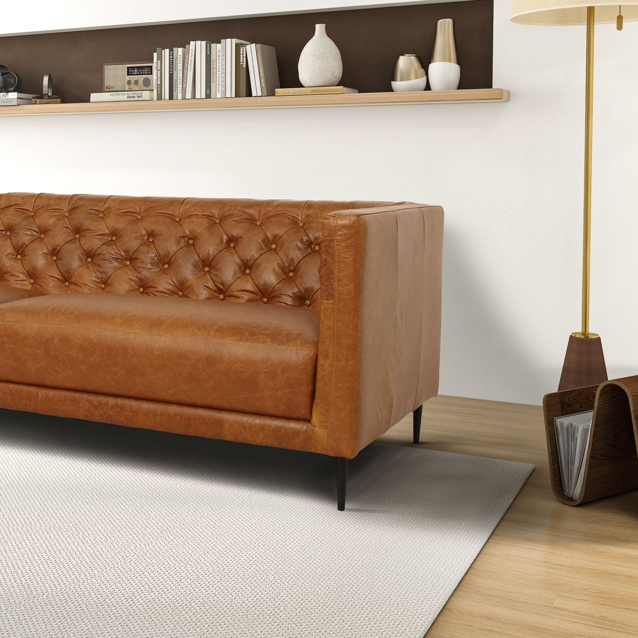 Vermont - Waxy Sofa - Cognac