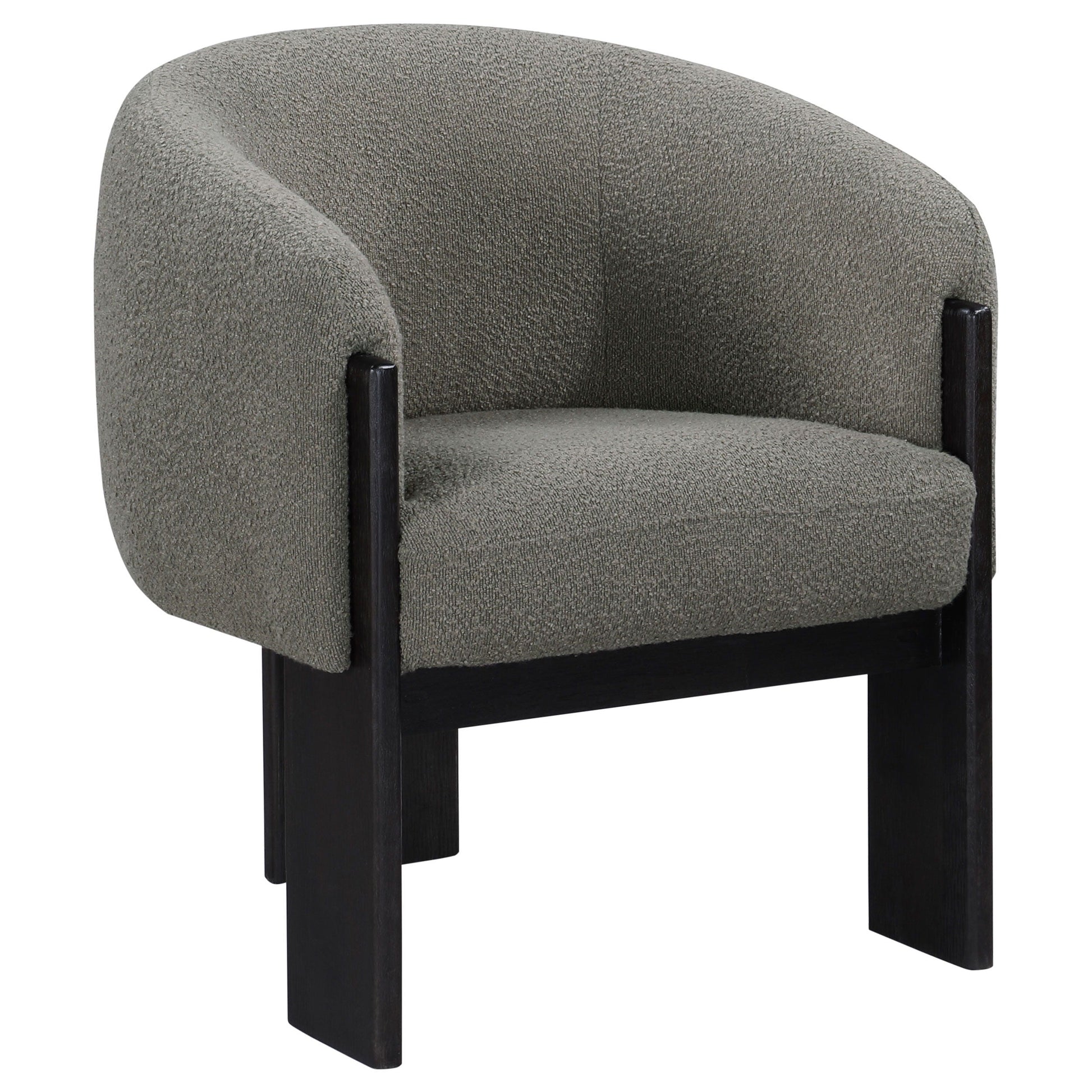 Coaster Fine Furniture Valdez - Boucle Upholstered Barrel Back Accent Chair | Meri Furniture