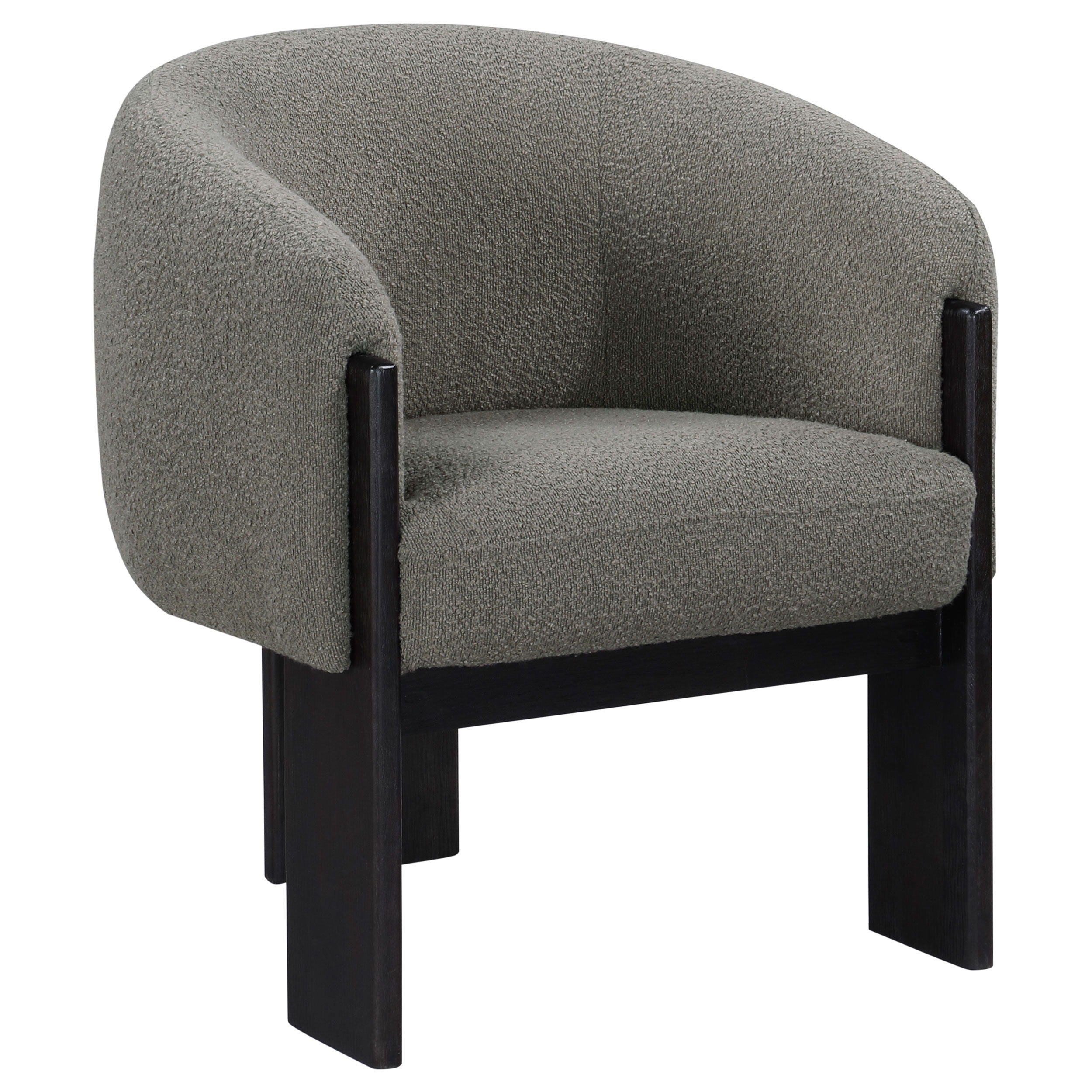 Coaster Fine Furniture Valdez - Boucle Upholstered Barrel Back Accent Chair | Meri Furniture