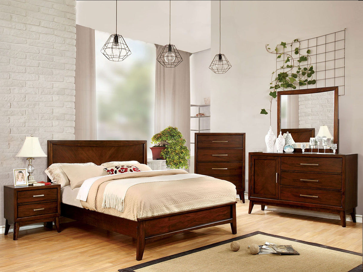 Furniture of America Snyder - Mirror - Brown Cherry | Meri Furniture