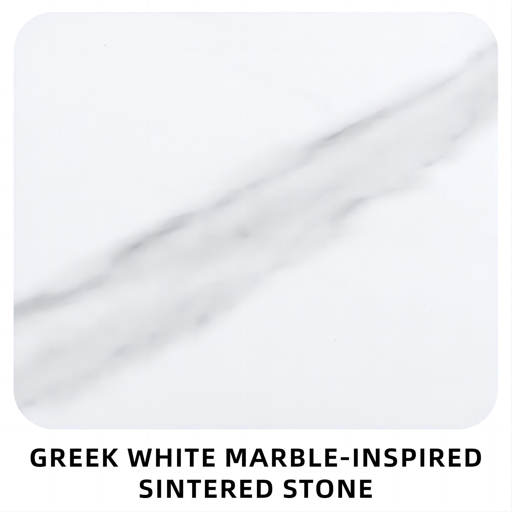 Outdoor Modern Patio Dining Table, Post Tapered Legs, Weatherproof & Rust Free